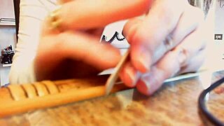 Special sexiness with long nails and gentle whispers in ASMR video