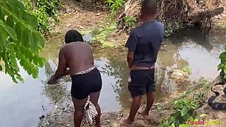 Outdoor Stroll with Babe Turns into River Yard Fucking