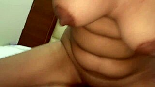 Thirsty Indian brunette craves intense threesome experiences!