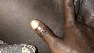 An African prostitute has her pussy fingered, it’s very exciting