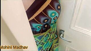 Green saree clad man, RANDOM ENCOUNTER, intense action