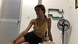 My young step sister enters my room seeking help