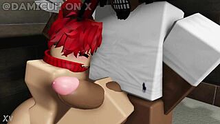 Hey, this femboy with a fat ass sucks and grinds on me.