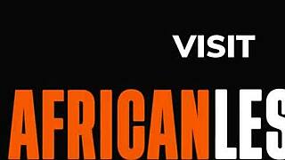 Steamy African lesbian girls in the bathroom
