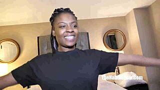 Lashay Shorty's big booty in action: A thrilling ebony fantasy