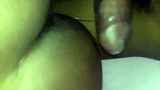 Very slippery creamy insertion featuring a black babe and her friend