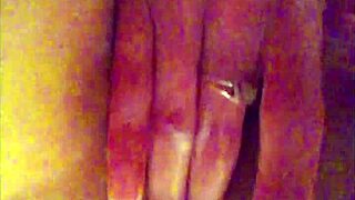 Black beauty gets naughty on camera