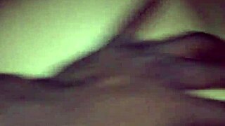 A passionate Latina enjoys a large ebony shaft in intimate home video