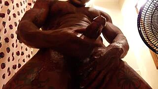 Hallelujah! Watch a BBC loving enthusiast's wild wank session