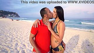 Brazilian beauty Kendall Debra Anderade's daring public walk and intense anal encounter