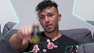 Black and ebony soldiers engage in gay sex in their sergeant's home